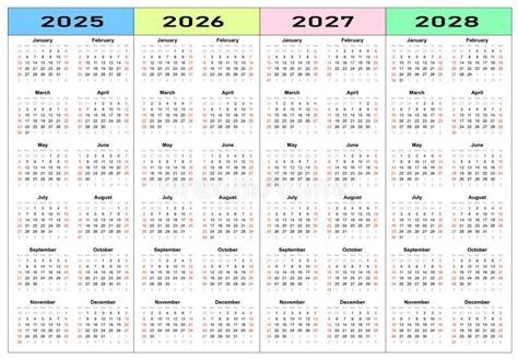 2025 2026 Two Year Calendar Free Printable Pdf Templates Rezfoods