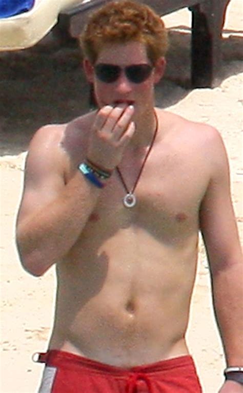 Harry Gives The Ladies Something To Look At While Vacationing On