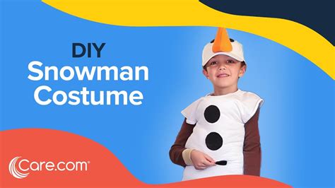 Homemade Snowman Costume