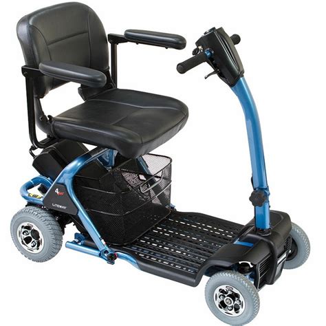 Rascal Liteway 4 Plus Mobility Scooter In Blue