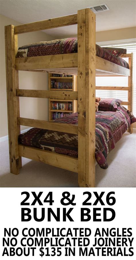 Build Your Own Bunk Bed Super Easy And Super Strong Diy Bunk Bed