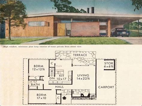 Mid century modern designs typically sport open floor plans, bold rooflines, big windows (often overlooking outdoor living areas) and. Magnificent Mid Century Ranch House Plans New Modern | Mid ...