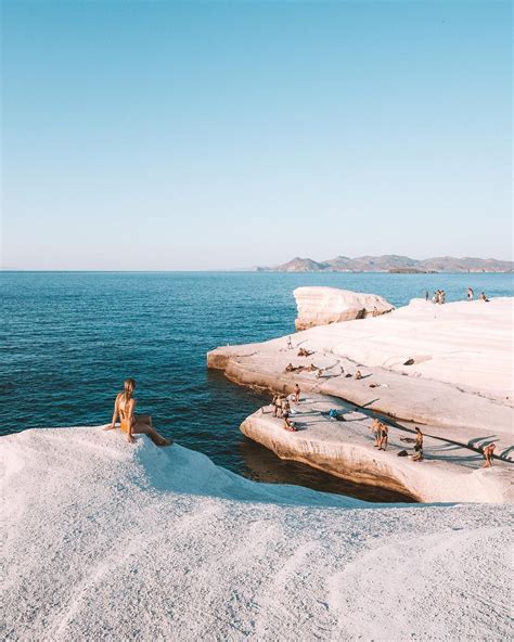 Finduslost On Instagram Sarakiniko Milos Greece Sarakiniko Beach