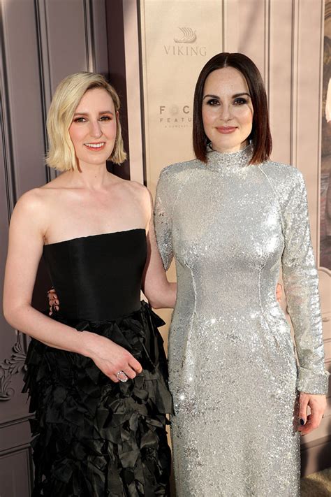 Laura Carmichael And Michelle Dockery At The Downton Abbey A New Era