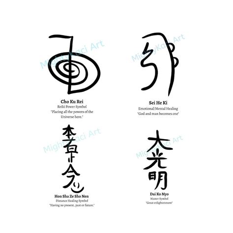 Reiki Symbols Printable Etsy