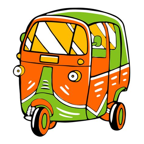 Motor Tricycle Vector Free Download
