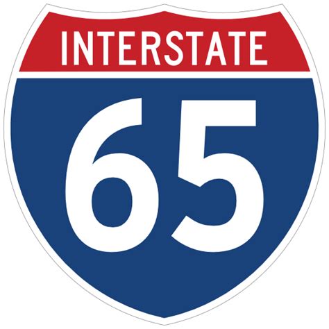 Interstate 65 Sign Sticker