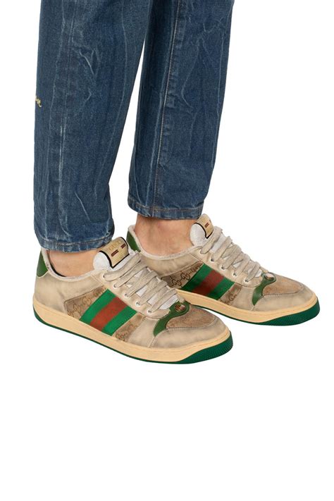 Gucci ‘screener Sneakers With ‘web Stripes Mens Shoes Vitkac