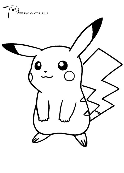 Simple pikachu coloring pages ideas for children. Pokemon Coloring Pages Free Download