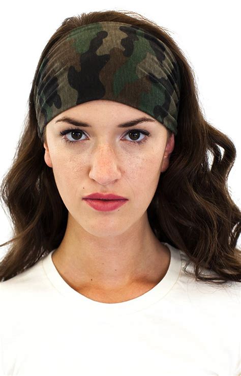 Womens Camo Headband Royal Wholesale