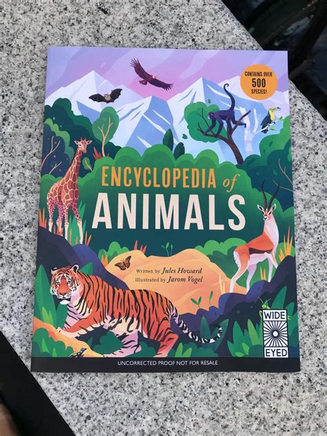 Encyclopedia Of Animals By Jules Howard Illustrated By Jarom Vogel