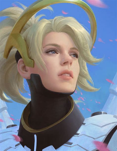 Overwatch Mercy Fanart Pm Me If Interested In Commission Mercy