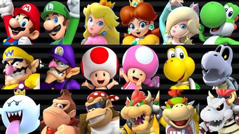 Gameplay with all 26 characters in mario kart wii on nintendo wii (1080p 60fps) 00:00 mario 01:03 peach 02:04 bowser 03:38 rosalina 04:51 luigi 05:50 every character gameplay in mario kart wii for nintendo wii in 1080p and 60fps. Mario Kart Wii HD - All Characters - YouTube