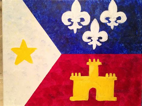 Acadian Pride Acrylic On Canvas Love My Louisiana Canvas Art Artwork