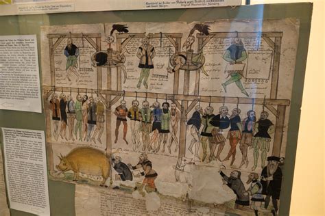 Medieval Illustration Of Torture And Hanging Rothenburg G Flickr