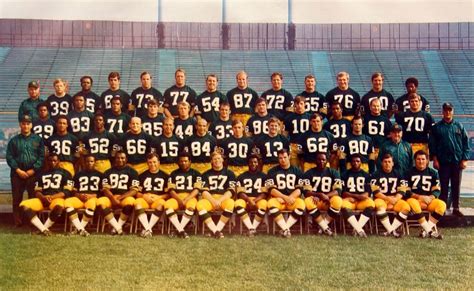 The Wearing Of The Green And Gold 1970 Team Photo Calendar