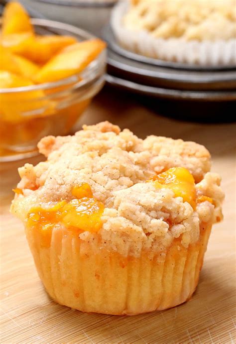 Easy Peach Cobbler Muffins Cakescottage