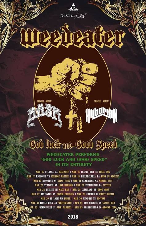 Weedeater Announce God Luck And Good Speed Anniversary Tour W