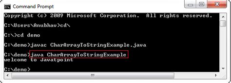 How To Run Java Program In Cmd Using Notepad Javatpoint