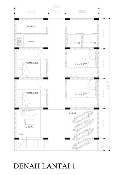 Ide Denah Rumah Kost Ukuran Rumah Minimalis - vrogue.co