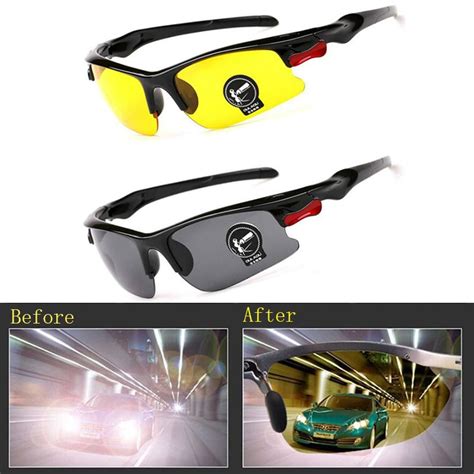 car night vision glasses anti glare night vision driving glasses protective gears driver goggles