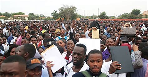 Ine Taxa De Desemprego Em Angola Aumentou Para 316