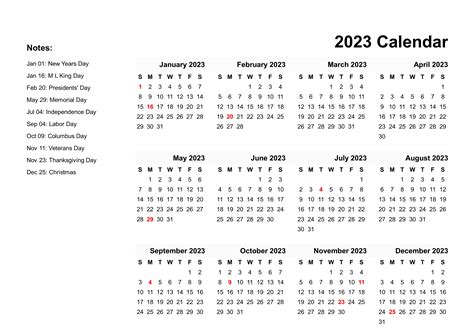 Calendar 2023 Png Transparent Background Images