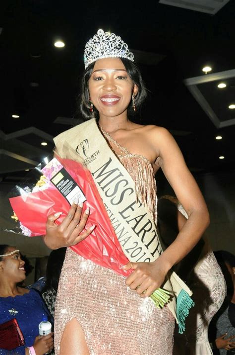 Katlego Kasie Seitshiro Is Miss Earth Botswana 2019 Missosology