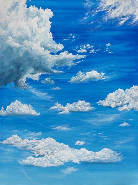 Картинка Голубое Небо С Облаками Нарисованное Telegraph