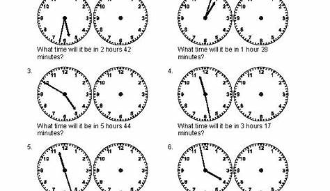telling time worksheet for third grade Archives - EduMonitor