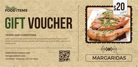 Food Coupon Design Template In PSD Word Publisher Pages