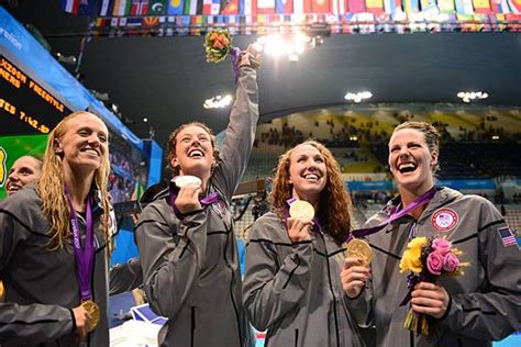 Wednesdays Olympic Medal Winners Swimming Women Team Usa Olympics