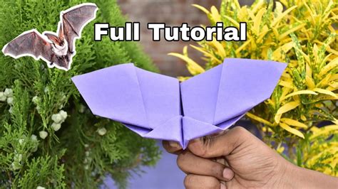 How To Make A Paper Plane Fly Like A Bat Tutorial For Bat Paper