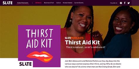 Media Kit Slate Podcast Thirst Aid Kit