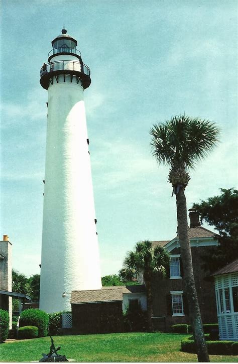 Als Lighthouses Georgia St Simons Island Lighthouse