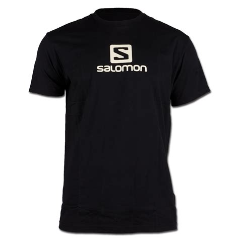 T Shirt Salomon Poly Logo Tee Black T Shirt Salomon Poly Logo Tee