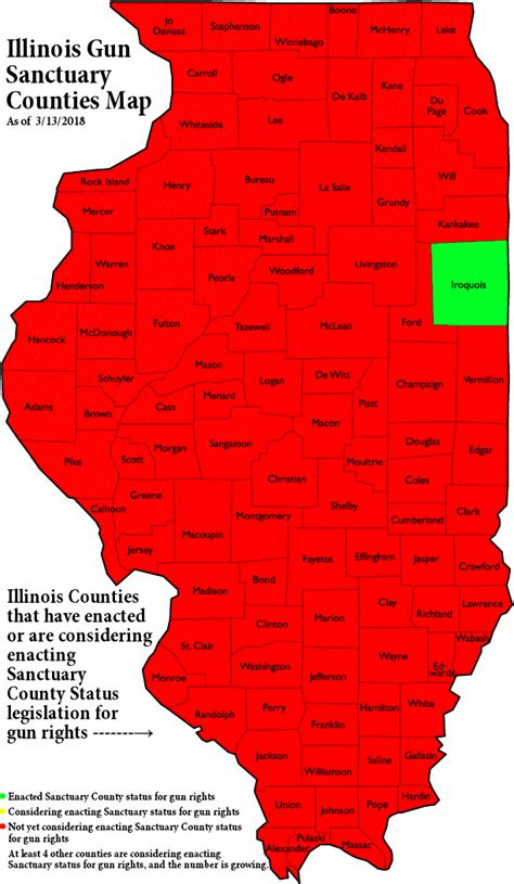 Gun Rights Watch The Illinois Second Amendment Sanctuary Counties