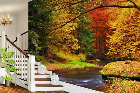 Autumn Splendour Mural With Material Options And Size Options Buying