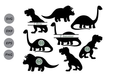 Layered Dinosaur Svg For Silhouette - Free Layered SVG Files
