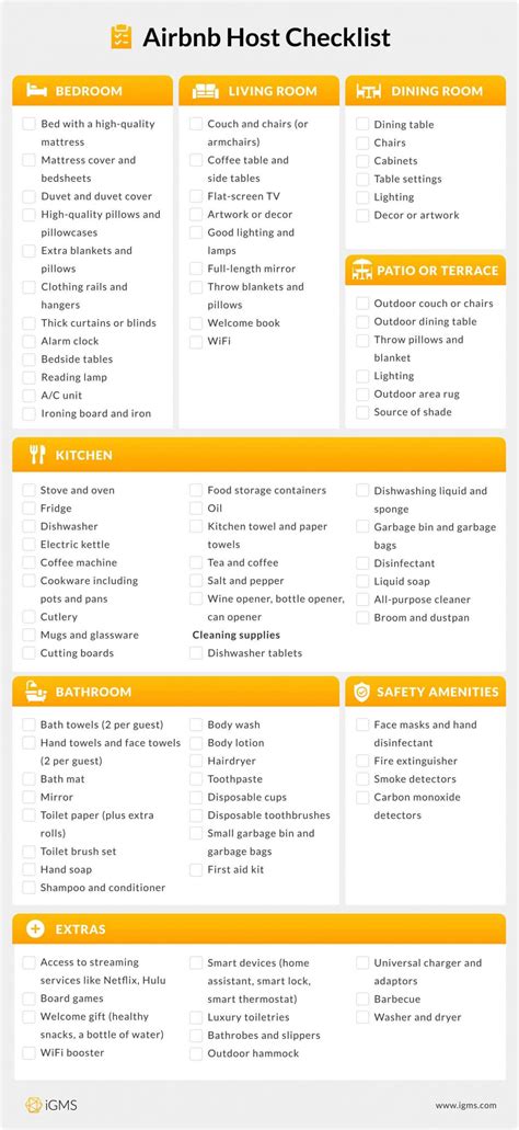 Templates Airbnb Printable Checklist Vacation Rental Cleaning Template Editable Vrbo Template