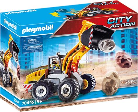 Playmobil 70445 City Action Construction Front End Loader With Movable