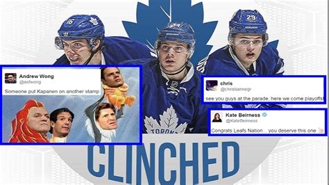 Leafs Nation Is Ecstatic After The Maple Leafs Officially Clinched A