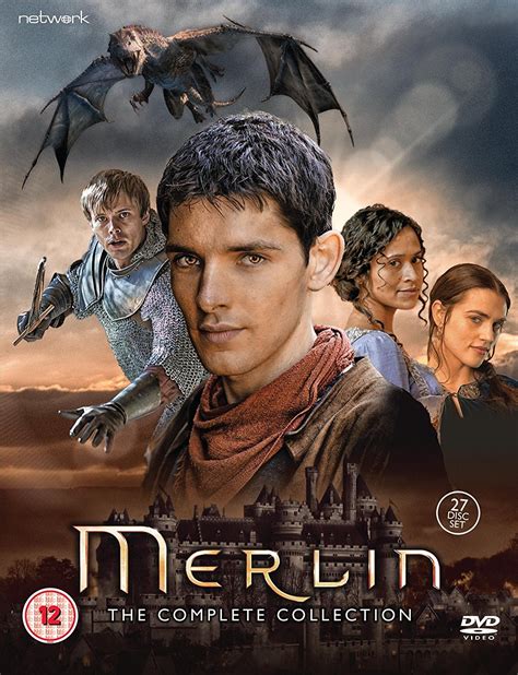 Merlin The Complete Collection Reino Unido Dvd Amazones Colin