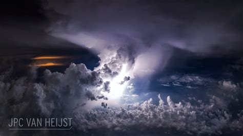 Pilot Captures Amazing Thunderstorms From Above The Clouds