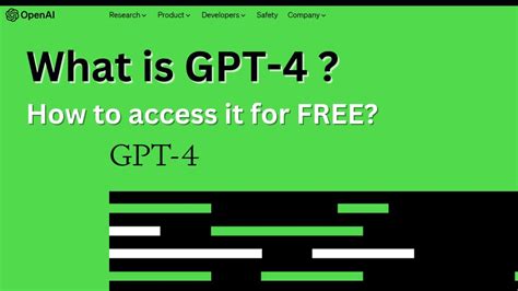 What Is Gpt 4 How To Access Gpt 4 For Free Machine Learning Data