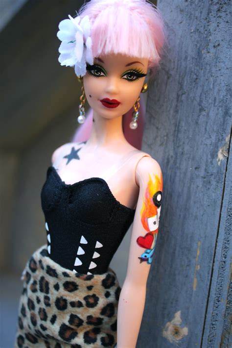 Ooak Rockabilly Barbie Pop Life Steffie Barbie Rerooted Flickr