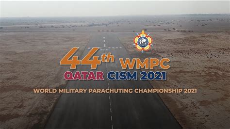 Qatar Cism 44th World Military Parachuting Championship 2021 English