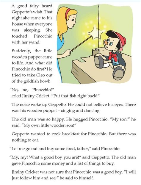 Literature Grade 4 Fairy Tales Pinocchio English Stories For Kids