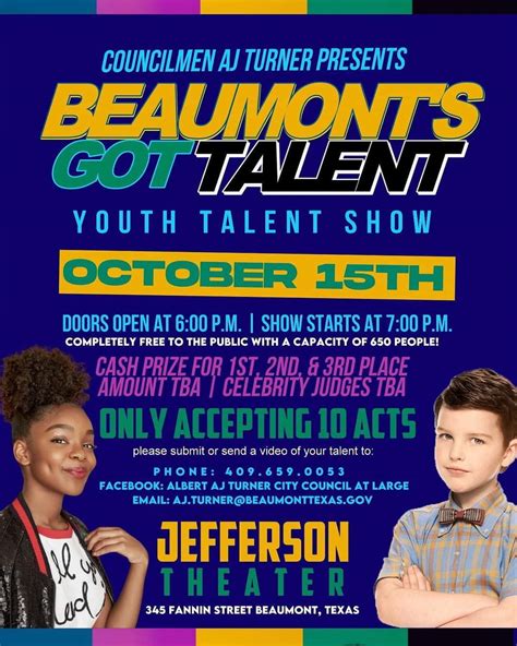 Everything You Need To Know About The Beaumont Youth Talent Show