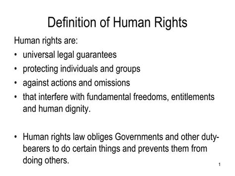 Ppt Definition Of Human Rights Powerpoint Presentation Free Download